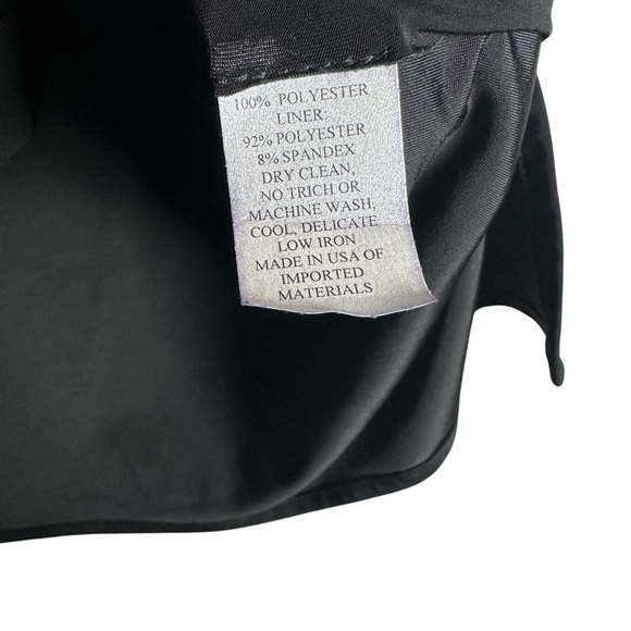 Caroline Rose Garden Walk Embroidered Floral Tunic Blouse Black Mesh Size Small - Picture 14 of 15